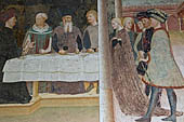Castiglione Olona - Battistero della Collegiata. Il ciclo di affreschi della cappella di San Giovanni Battista (Masolino s Panicale 1435 circa). 